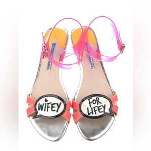 Sophia Webster PVC Wifey Sandals